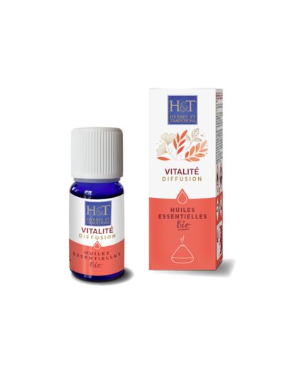 Synergie d'huiles essentielles à diffuser-Vitalité