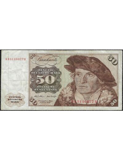 ALLEMAGNE 50 DEUTSCHE MARK 2-1-1970 SERIE KB TB+ (W33a)