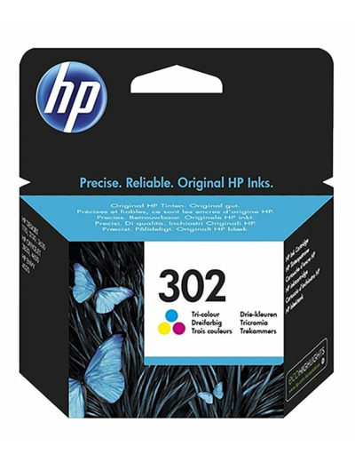 HP - Cartouche encre Couleurs - 302 F6U65AE BA3