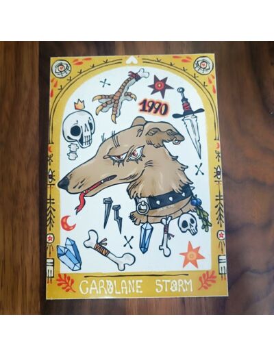 Planche de Stickers 11x15 cm - Carolane Storm