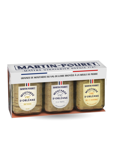 Coffret Découverte 3 Moutardes