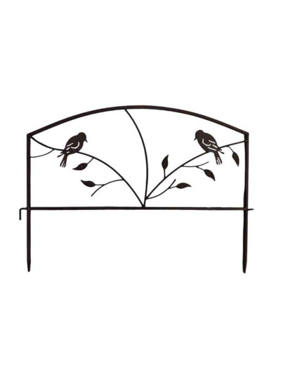 Barrière jardin oiseaux 57x41cm
