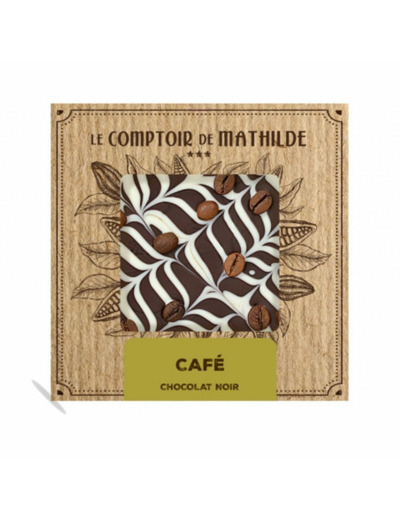 Tablette Café Crème - Chocolat noir - 80G