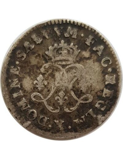 LOUIS XIV (1643-1715) 4 SOLS AUX 2 L 1692 X (Amiens) TB