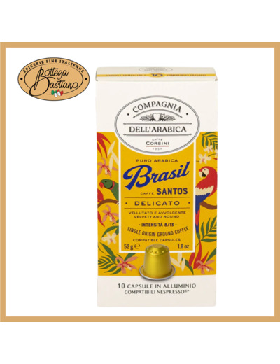 Café Brasil 100% Arabica 10 Capsules 52G