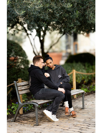 Sweat à capuche Malabar – Petite patte Swarovski