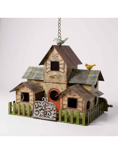 Nichoir enchanté à suspendre 33x18x72cm