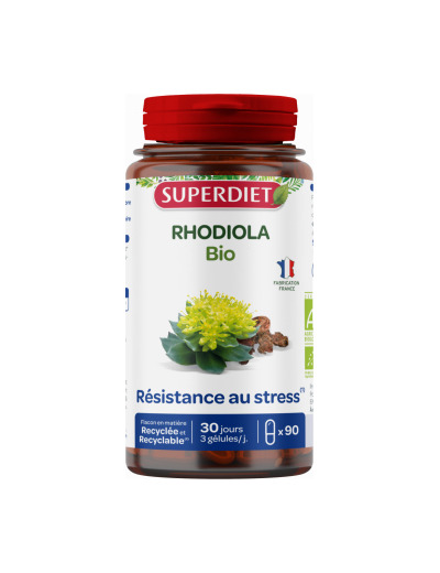 Rhodiola rosea bio 90 gélules