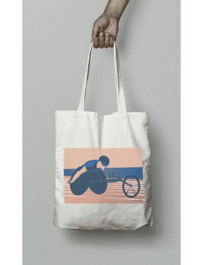 Tote bag ou sac d'athlétisme handisport "paralympics"