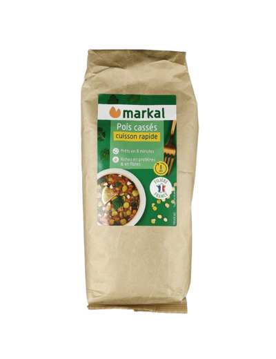 Pois Cassés Cuisson Rapide 400g Bio