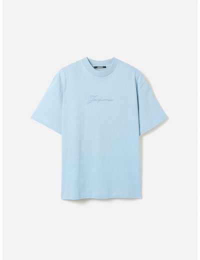 Jacquemus T-shirt Pigmento Bleu