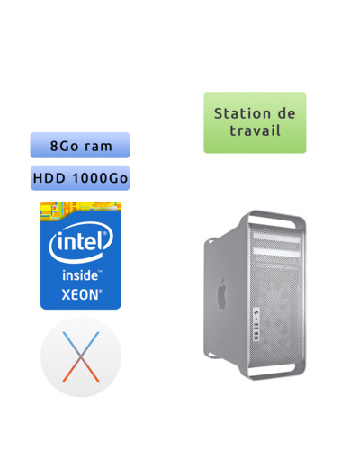 Apple Mac Pro Xeon 2.8Ghz A1289 (EMC 2314-2) - 8Go 1000Go - MACPRO5.1 - Station de Travail