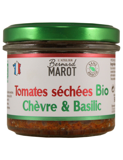 Tomates Séchées Bio Chèvre & Basilic