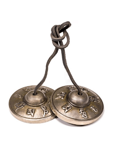 Cymbales "Om mani padme hum"