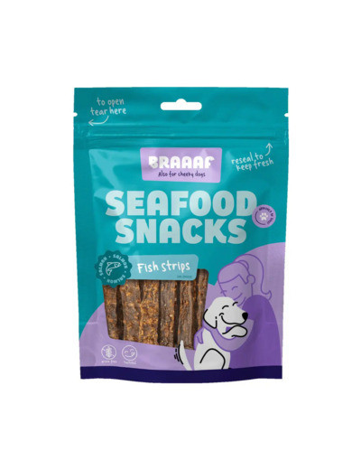 Braaaf Seafood Lamelles de Saumon - 12 cm