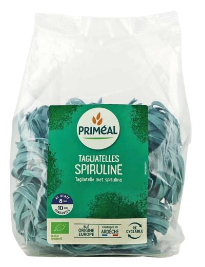 Tagliatelles Bio à la Spiruline-250g-Priméal