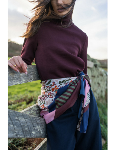 Foulard Highlands 100% soie  SAINT JAMES