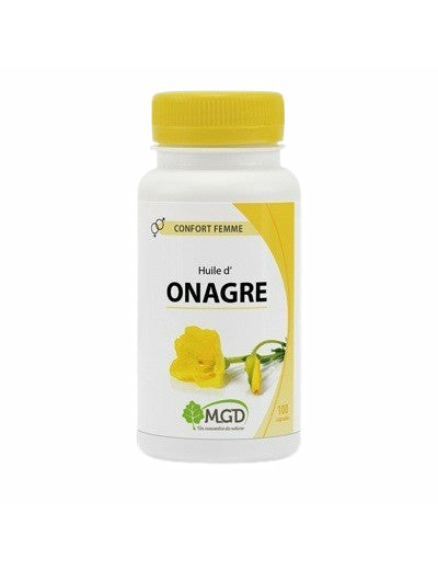 Huile d'Onagre Cycle Féminin-100 Capsules-MGD Nature
