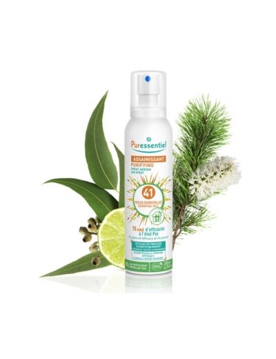 Spray Aérien Assainissant aux 41 Huiles Essentielles 200ml