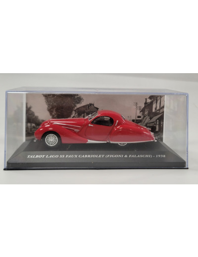 TALBOT LAGO SS FAUX CABRIOLET 1938 1/43 BOITE D'ORIGINE