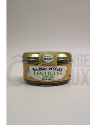 Tartinade de Lentilles vertes - Les Champs de Julien - Bio