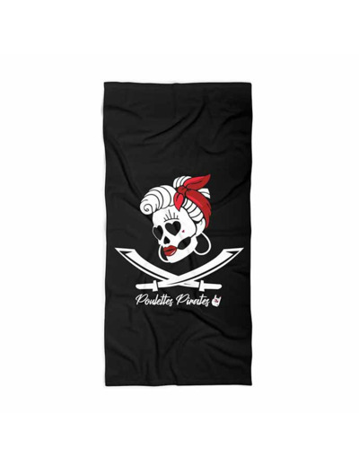 Drap de plage "Poulette Pirate"