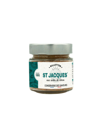 Rillettes Saint-Jacques Zestes de Citron 100G
