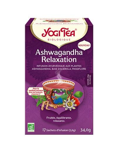 Infusion Ashwagandha Relaxation Bio-17 sachets-Yogi Tea