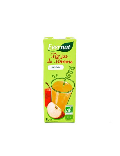 Pur Jus de Pomme 100% Fruits Bio 1L