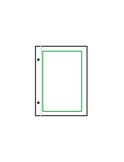 FEUILLE BL FO LISERE VERT CADRE VERT (Yvert) 1428
