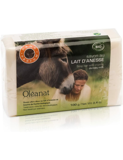 Savon lait ânesse sans parfum 100g Oleanat