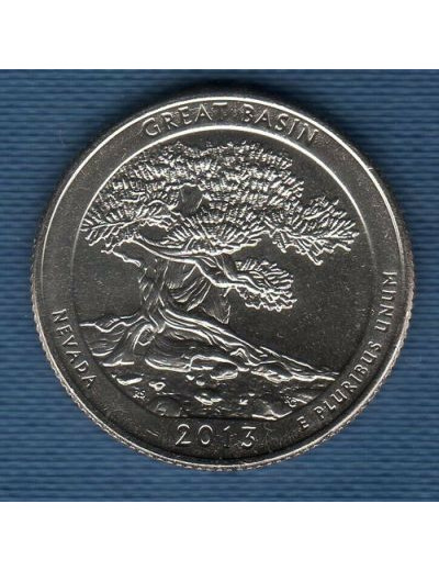 AMERIQUE (U.S.A) 1/4 DOLLAR 2013 D GREAT BASIN SUP-