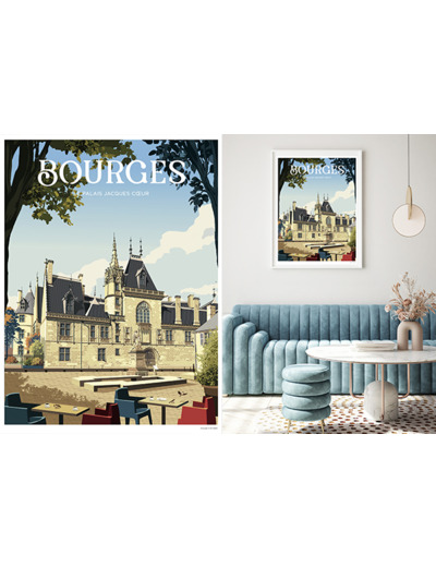 BOURGES PALAIS JACQUES-CŒUR POSTER