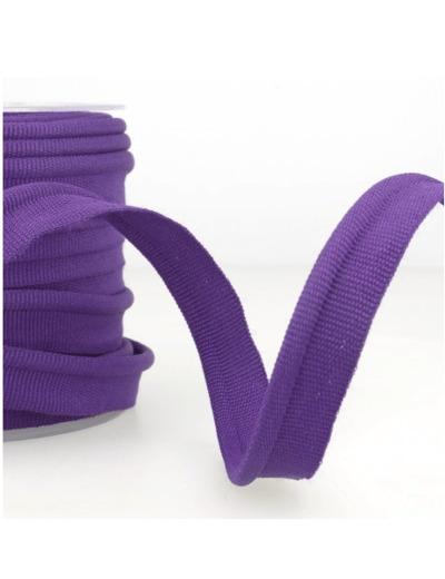 Simple passepoil violet 519 C90 8mm 100%polyester le mètre 519C90