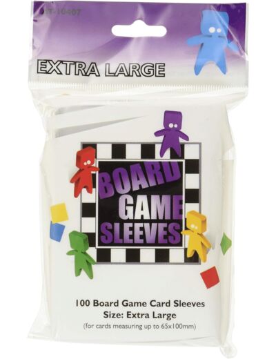 Board Game Sleeves - Extra Large - 65x100mm