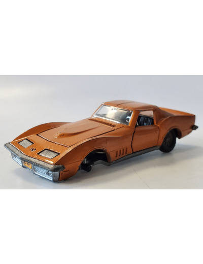 CHEVROLET CORVETTE STINGRAY ORANGE 22 DINKY TOYS 1/43 MECCANO SANS BOITE