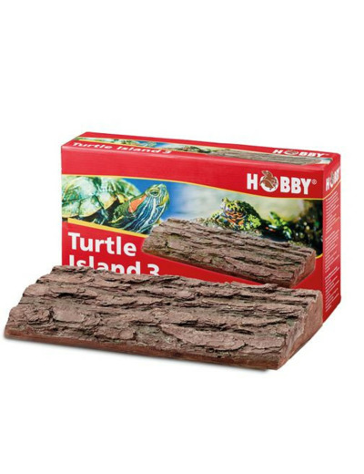 Île flottante pour tortues "Turtle island 3" - 40,5 x 22 cm