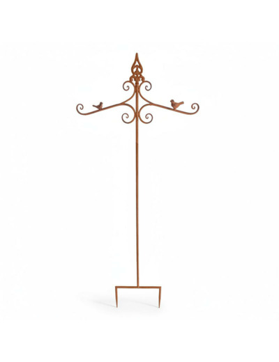 Tuteur double potence Oiseaux 61x5x155cm