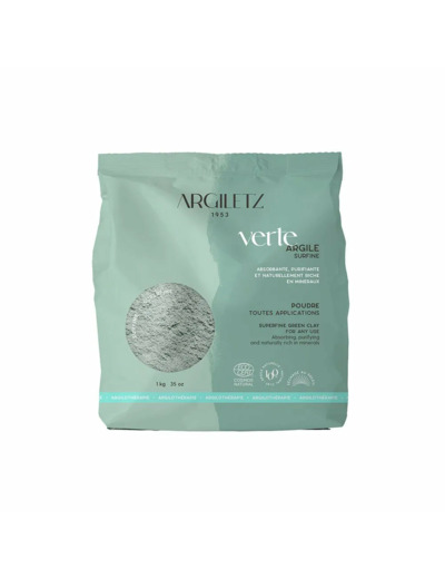 Argile Verte Surfine-1kg-Argiletz