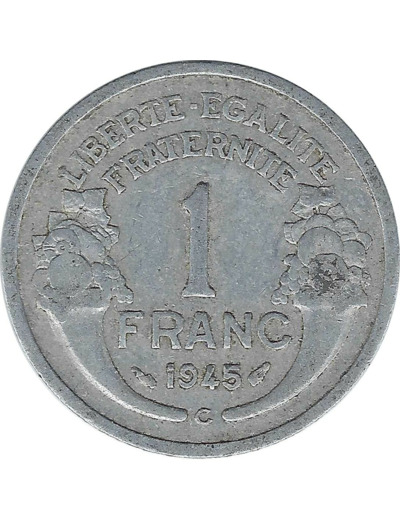 FRANCE 1 FRANC MORLON 1945 C TB