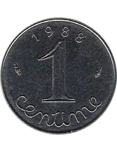 FRANCE 1 CENTIME EPI 1988 SUP/NC