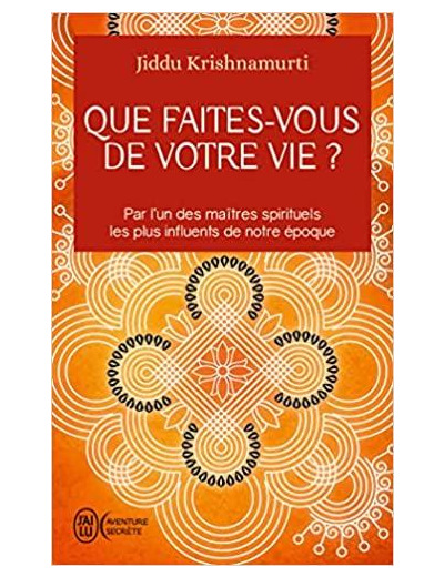 Que faites-vous de votre vie ?