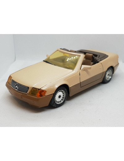 MERCEDES 500 SL BEIGE MAJORETTE 1/24 SANS BOITE