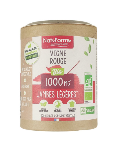 Vigne Rouge Bio 200 Gélules