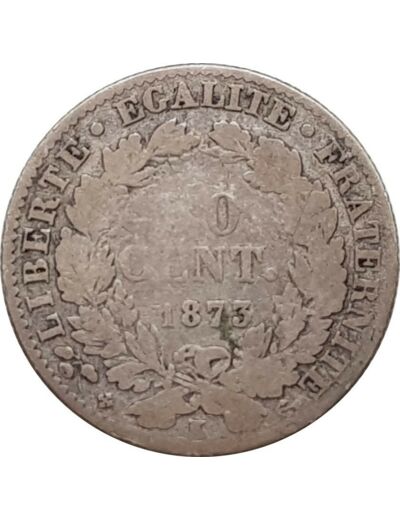 FRANCE 50 CENTIMES CERES 1873 K B+ TRES RARE