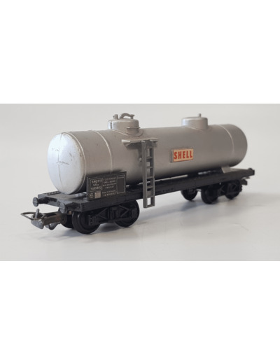 JOUEF 6510 HO WAGON CITERNE SHELL A BOGIES SANS BOITE