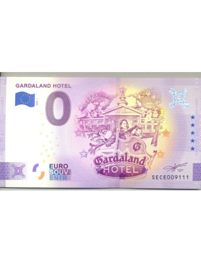 ITALIE 2020-1 GARDALAND HOTEL VERSION ANNIVERSAIRE BILLET SOUVENIR