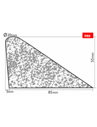 Bourrelet profilé mousse PR9 – 2m
