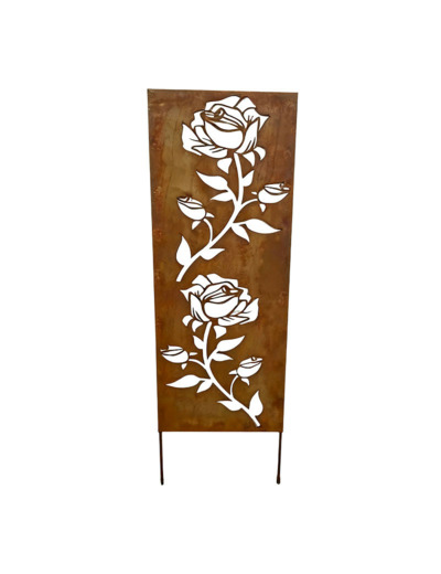 Treillage jardin roses 40x1x130cm
