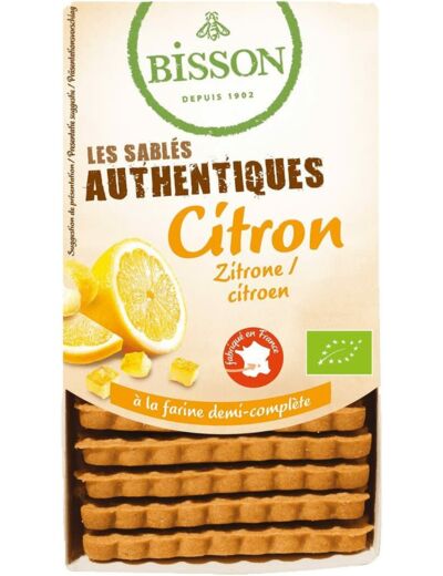 Biscuit citron Authentique 183g Bisson